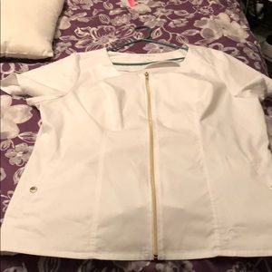 2X White Jaanuu biker top. Worn once.